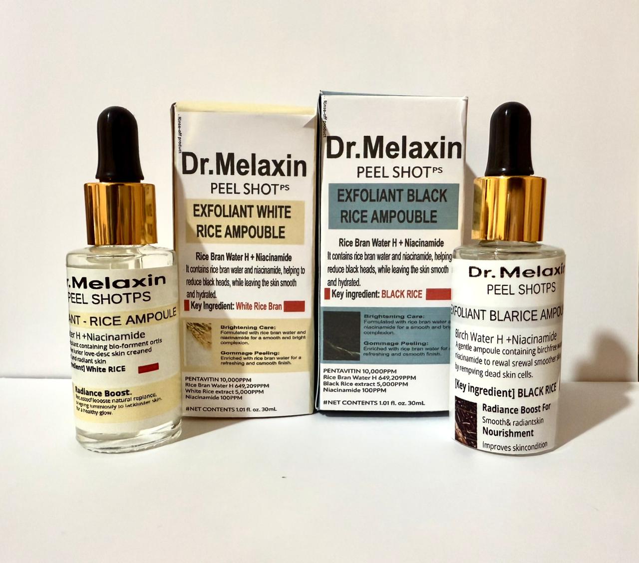 COMBO EXFOLIANT BLACK RICE , WHITE RICE